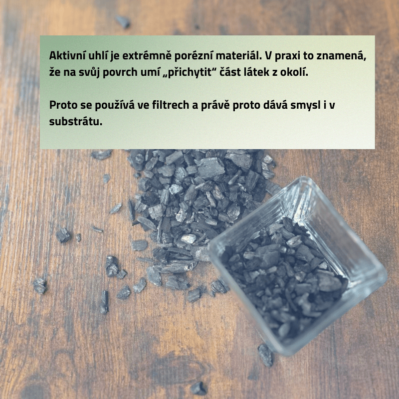 Aktivní uhlí 1 litr